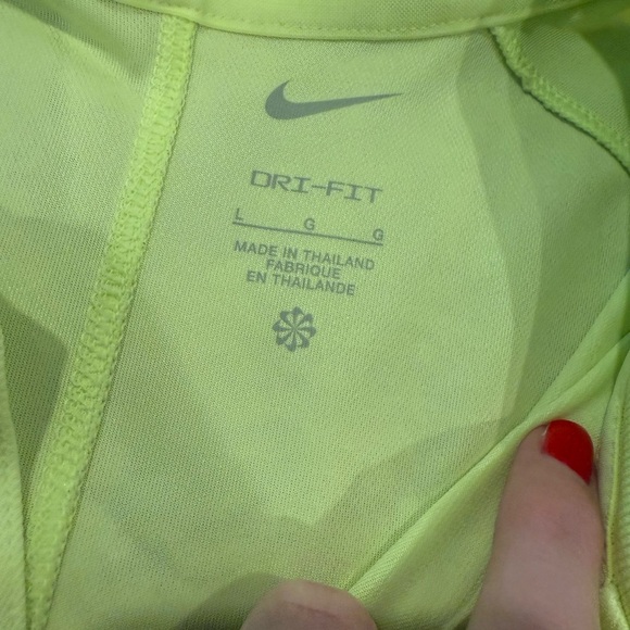 Nike Neon Green Dri-FIT Shirt - Picture 2 of 4